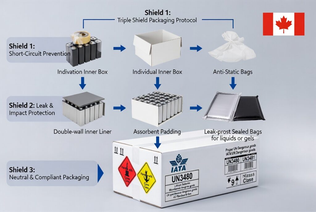 Dreifach-Schutzschild-Verpackungsprotokoll