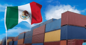 Terminal de contentores movimentado no Porto de Manzanillo que representa as tendências comerciais e as soluções logísticas México-China para 2026.