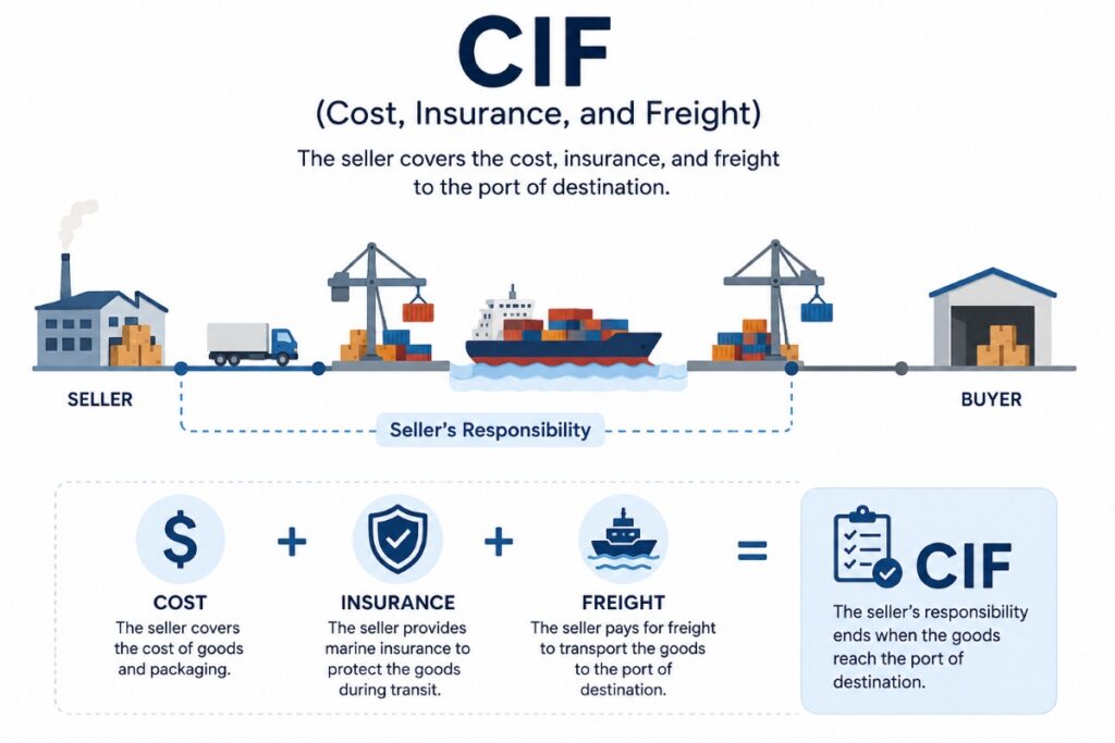 CIF Cost Insurance and Freight 1