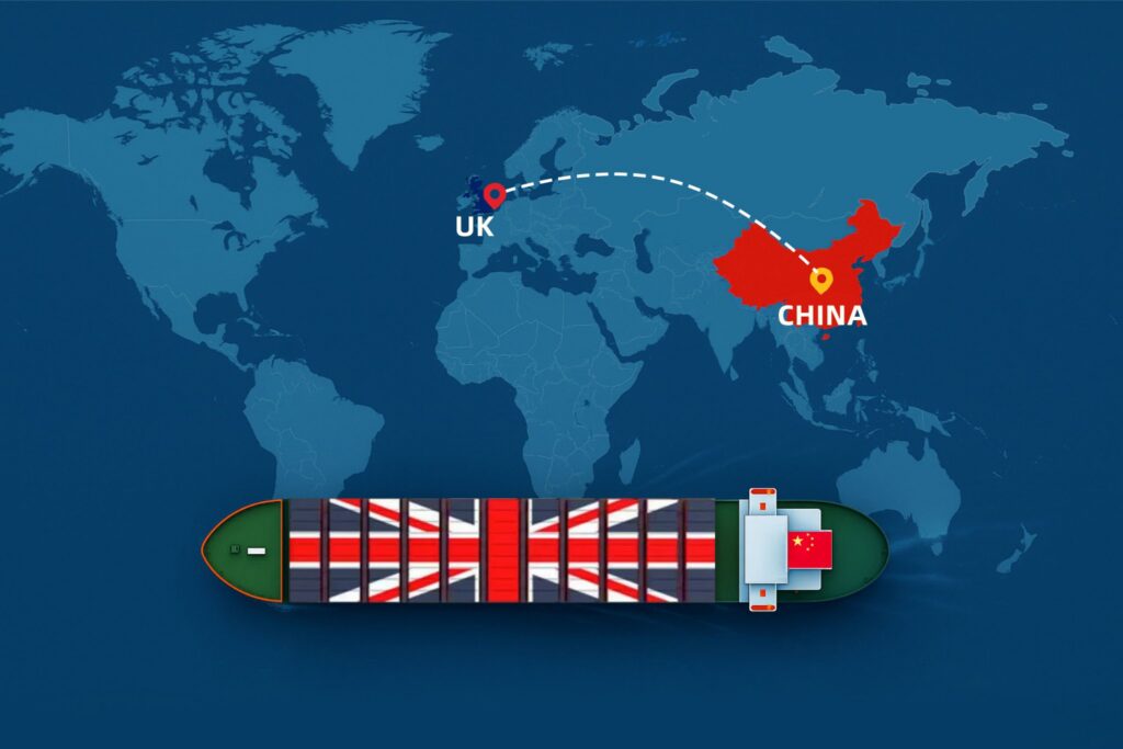 Expédition de la Chine vers le Royaume-Uni vantage