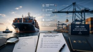 Fret CNF : les coûts cachés. Comment les importateurs vérifient les frais de destination avant l'embarquement