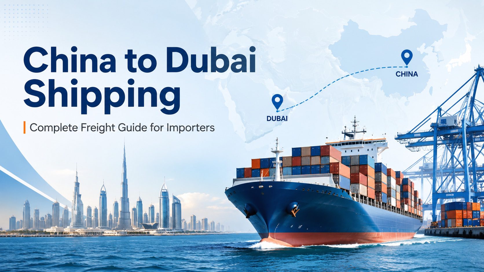 China to Dubai Shipping: Complete Freight Guide for Importers