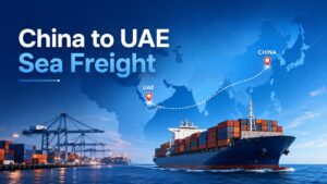 Itinéraires maritimes et options de transport de marchandises entre la Chine et les Émirats arabes unis