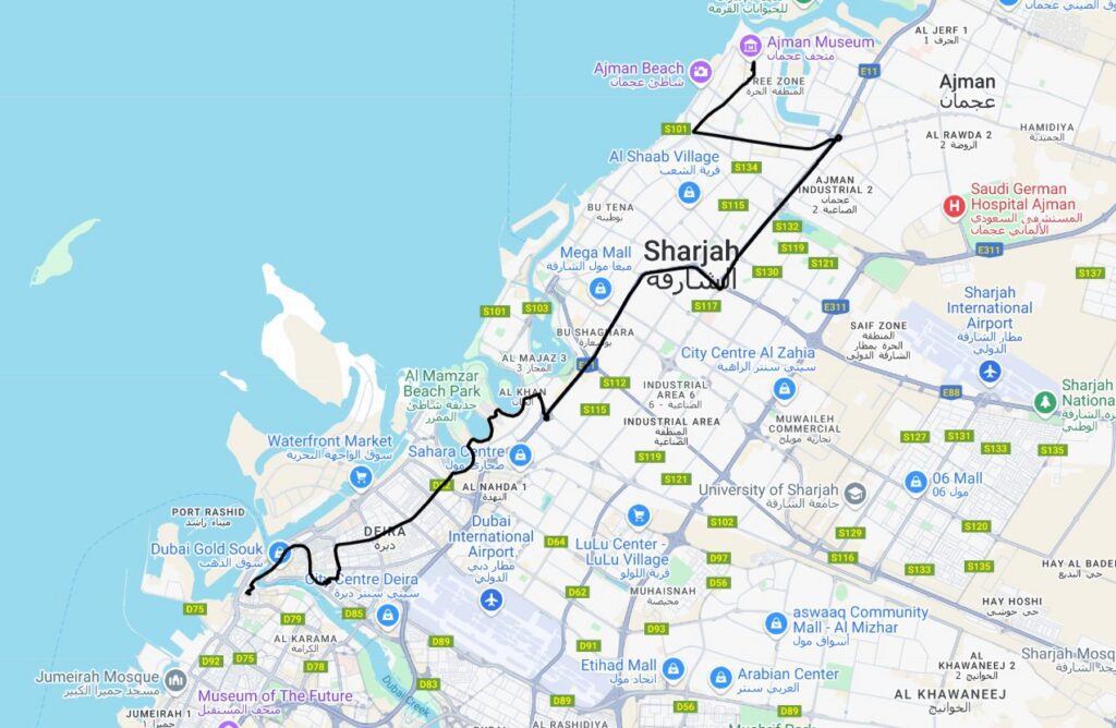 Ajman vs Jebel Ali for local delivery