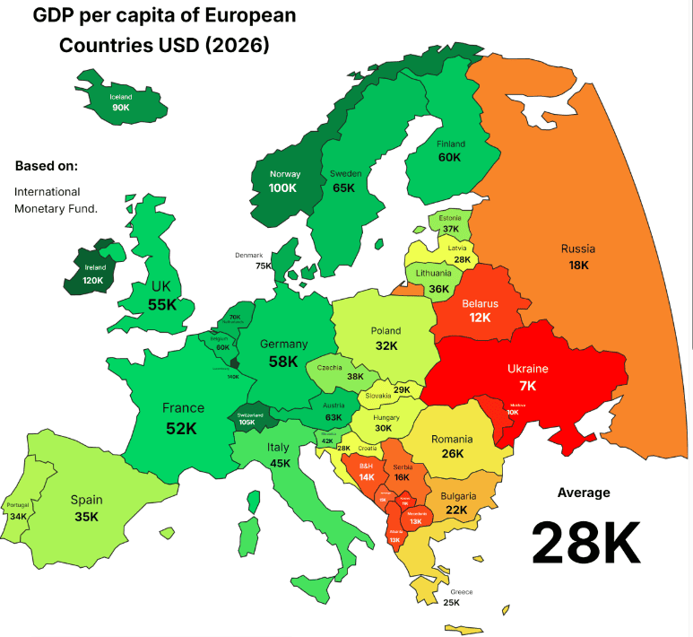 Alemania es la mayor economía de la UE.