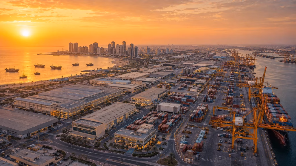 Ajman free zone for SMEs and re export