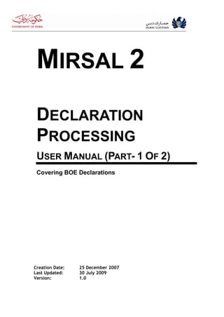 Mirsal 2 manual BOE 1 320